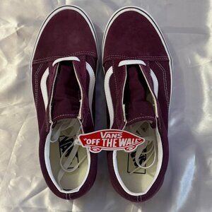 Van’s Old Skool Grape Wine Purple Sneakers Size Women's 10/Men's 8.5
